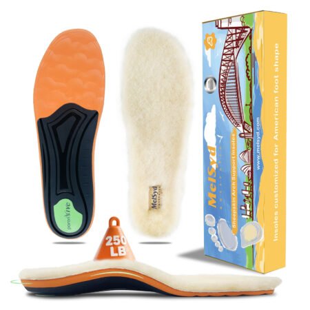 100% Australian Sheepskin Arch Support Winter Insole