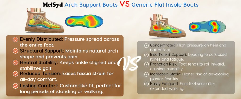 UGG ultra mini boots VS MelSyd arch support